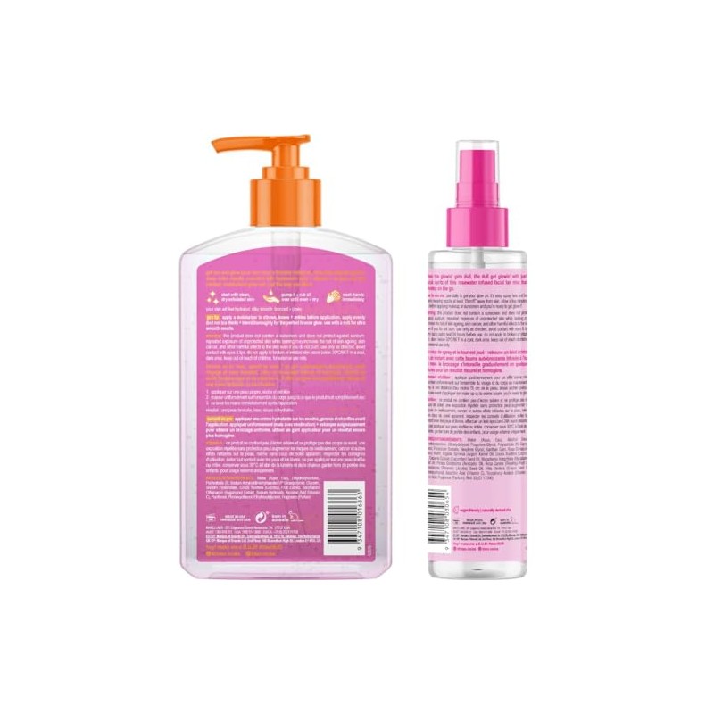B.TAN- Kit de gel autobronceador transparente y bruma facial b.tan