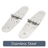 Boat Stainless Steel Strap Hinges for Marine RV Skylight Locker
