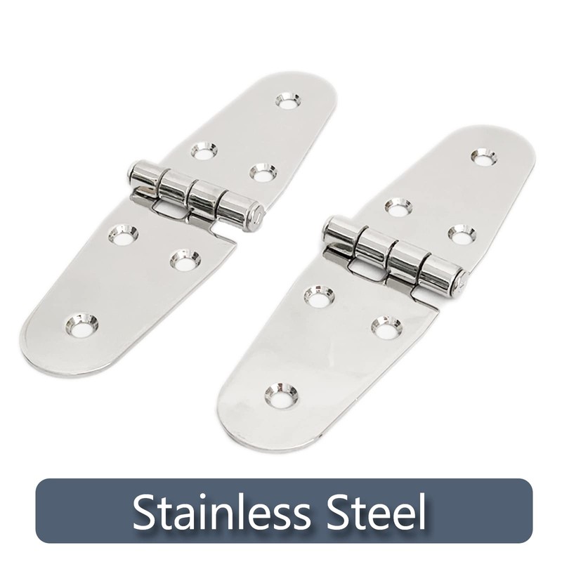 Boat Stainless Steel Strap Hinges for Marine RV Skylight Locker
