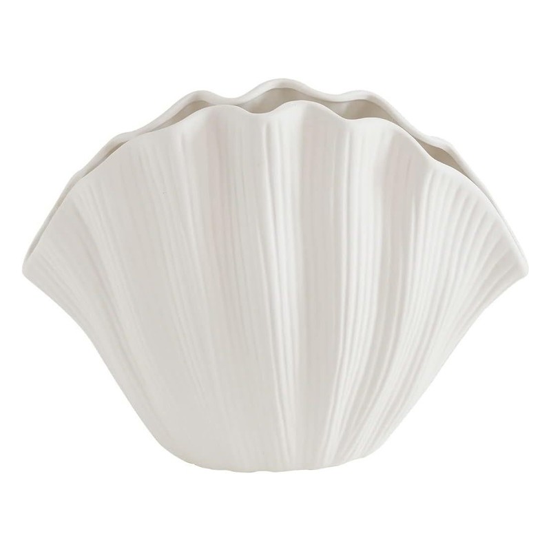 Shell Ceramic Vase Dried Flowers Handmade Vases for Home Decoration