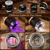 30X Pocket Magnifier for Detailed Inspection – LED UV Light,