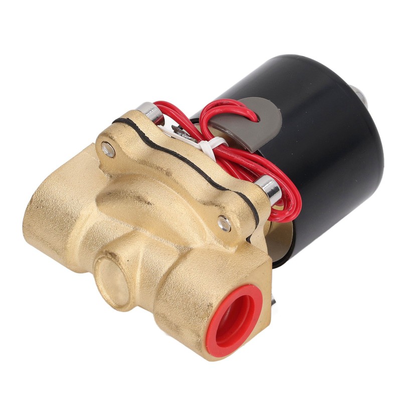 Solenoid Valve Brass Electric 2 Way 1/2in Normally Closed for