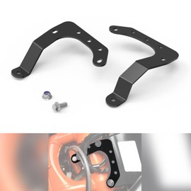 NICECNC Motorcycle Headlamp Stabilizing Frame Support Neck Brace Compatible with 790/890 Adventure 2018-2022, 304 Stainless Steel, Headlight Sturdiness Mounting Bracket