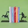 Balvi Bicycle Kick Bookend Black for Your Books on Shelf