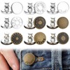 18 Pcs Reusable Jean Buttons pins, Nail-Free Detachable No Tools