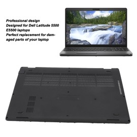 Professional Laptop Bottom Case Base, Fast Cooling Laptop Lower Base Bottom Case Cover Assembly Part for Dell Latitude 5500 E5500 Laptop Accessories, Black
