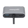 Manhattan USB-C to HDMI & VGA 4-in-1 Converter Power Delivery