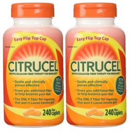 Citrucel Fiber Therapy, 240 Fiber Caplets (2 Pack)