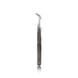 Alluring Silver Tweezers for Eyelash Extension for Volume Lashes Curved
