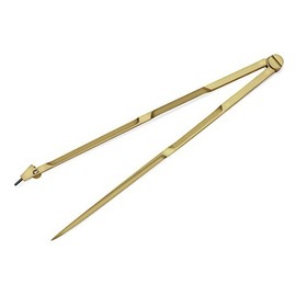 Liquidraw Navigation Compass Divider Marine Nautical Solid Brass 20cm / 8"