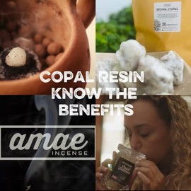 Copal Incense from México 100% Pure Natural Organic White Mayan Copal Rocks to Preserve The Aroma Comes in Pieces. 8.8 Ounces / 250 Grams