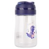 420ml Water Bottle Portable Cute Cartoon Straw Cup Drinking Bottle