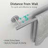 USHOWER Polished Chrome Towel Bar, 18-Inch Towel Racks for Bathroom