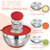 Umite Chef Mixing Bowls with Airtight Lids Set, 8PCS Stainless