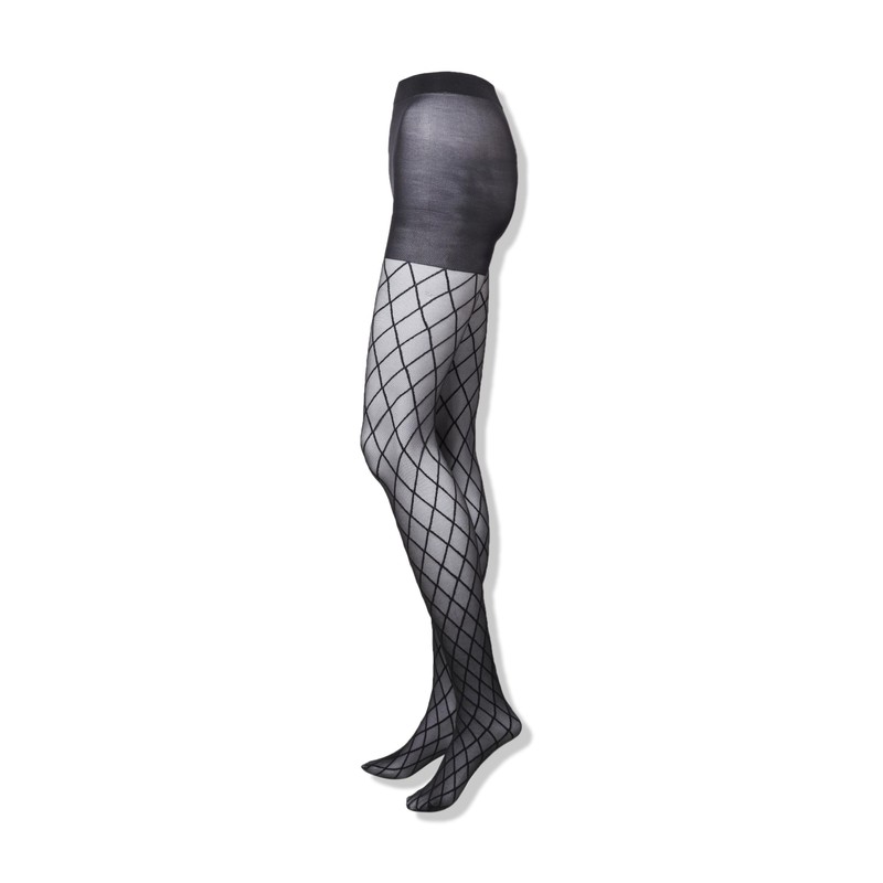 L'eggs Women's Diamond Tight, Black, Large