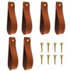 Vin Beauty 6 Pc Wall Hooks - Leather Wall Hanging