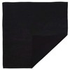 Black Solid Bandana - Single Piece 22x22