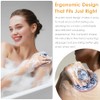 Innerneed Limpiador Corporal Magnético Silicona Cepillo Higiénico Ducha Color Rojo