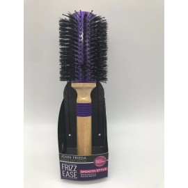 John Frieda.Frizz Ease,Smooth Style, "Boar Bristle Round Brush". Color- Kha/Pr