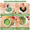IODOO Matcha Whisk Set Matcha Whisk Holder Bamboo Matcha Whisk