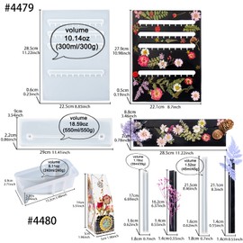 Jewelry Display Organizer Epoxy Resin Casting Silicone Mold Set Bust Earrings Necklace Hanger Pendant Holder Bracelet Storage Stand Makeup Rack