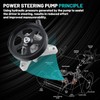Farrme 21-5349 Power Steering Pump with Pulley Fit for Honda