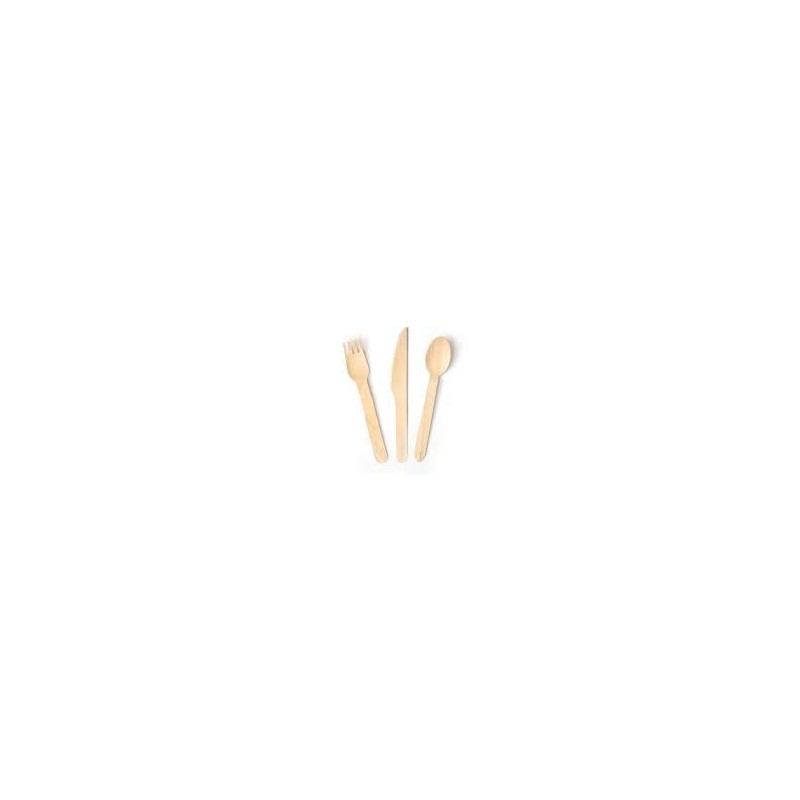 Edenware 100% Biodegradable Wooden Fork 100 Pieces per pack