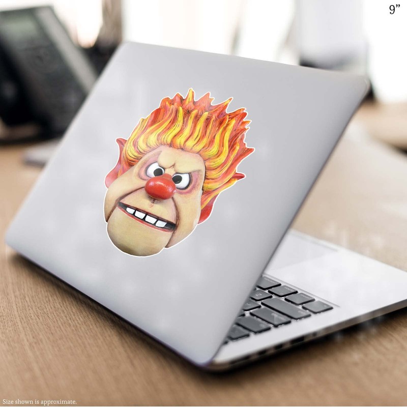 Enigma Design Company Heat Miser White Vinyl Nontransparent Decal Sticker
