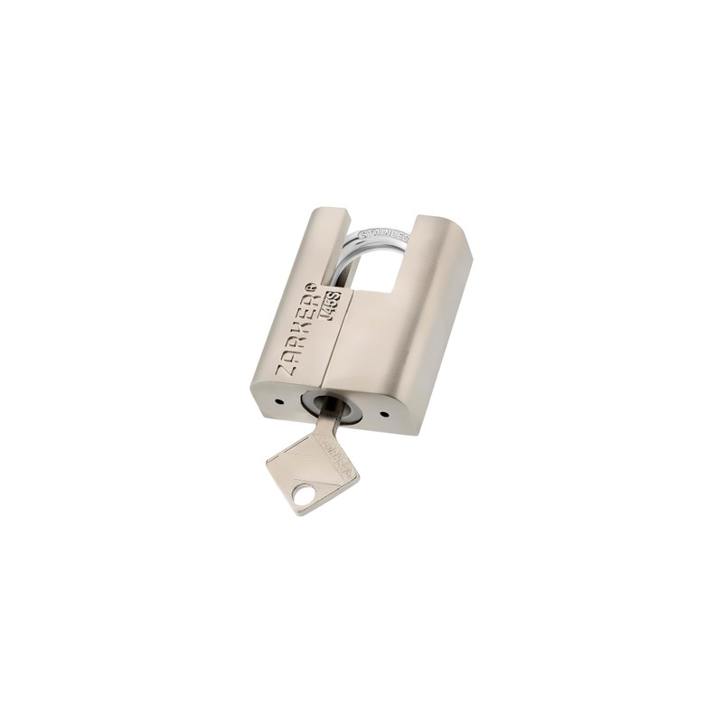 Zarker J45S keyed Alike Padlocks, Heavy Duty Stainless Steel Shackle