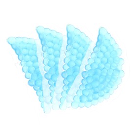 SAFIGLE 4pcs Cold Compress Hot Compress Ice Pack for Ice Bag Blue Gel