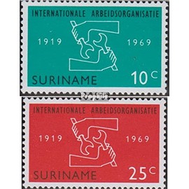 suriname 562-563 (complete.issue.) unmounted mint/never hinged ** MNH 1969 International Labor Organization (Stamps for collectors)