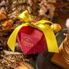Showin Double Face Gold Polyester Satin Ribbon,1” x Continuous 25