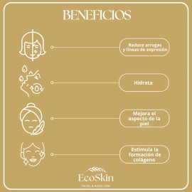 Antiarrugas Humectante Crema Ácido Hialurónico Ecoskin Mixta Día Noche