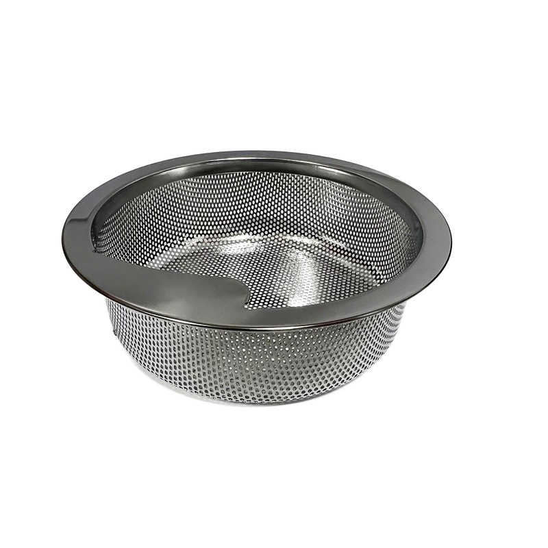 Antibacterial Drain Drainage Basket, φ5.3 inches (135 mm), Stainless Steel,