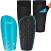 Northdeer Shin Pads Football Mens incl. Sleeves with Optimized Insert
