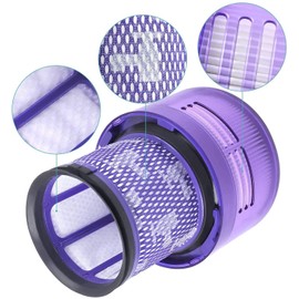 Filter Lavabili in Confezione da 1 per Aspirapolvere Dyson V11 SV14, V15 Detect, Filter di Ricambio Compatible with Torque Drive Aspirapolvere senza Fili Series Absolute di Animali