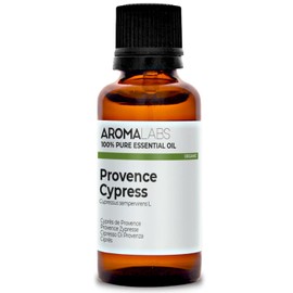 BIO - Provence Cypress Essential Oil - 30mL - 100% Pure, Natural, Chemotyped and AB Certified - AROMA LABS (French Brand)