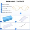 Dollger Oval Blue Light Glasses for Women Men Fashion Retro