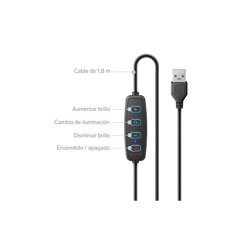 STEREN Aro de luz LED para Selfie MOV-039
