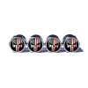 BGM Punisher Fire Fighter Red Line Valve Stem Caps -