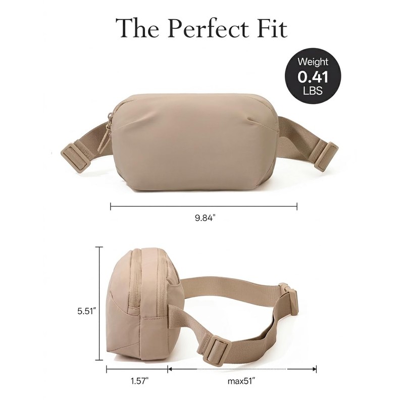 Small Crossbody Bag for Women Men, Fanny Pack Sling Bag