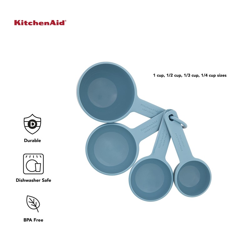 KitchenAid Universal Messbecher-Set, 4-teilig, blauer Samt