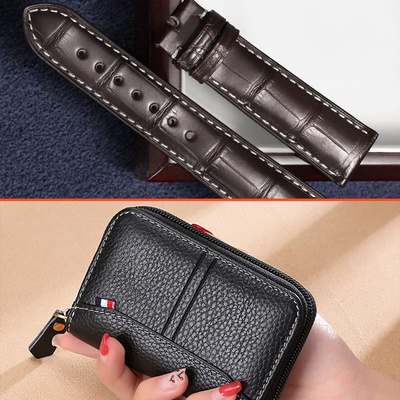 Vivifying 1mm Waxed Thread, 328 Yard White 150D Waxed Leather