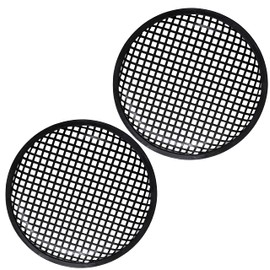AERZETIX - C66075 Set of 2 Protective Nets for Speakers/Subwoofer Housing - Diameter 258 mm - Colour Black - Music Car Sound Speaker