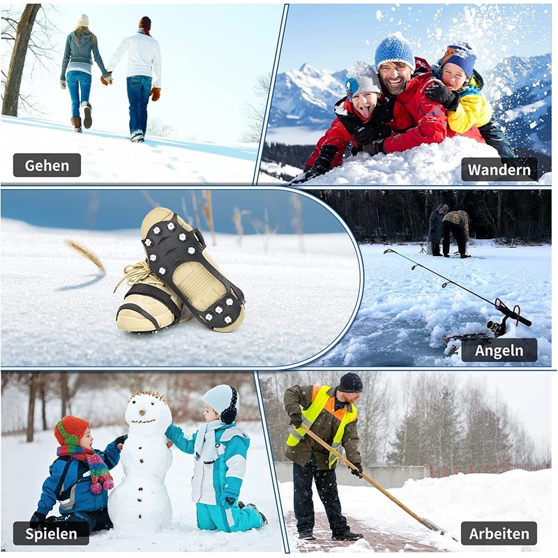 Fyuein® Shoe Spikes for Winter Crampons (S)