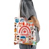 FEELMEM Canada Trip Tote Bag Canada Travel Reusable Shopping Bag