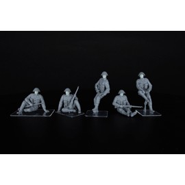 Mini Art 35496 1:35 Figuren Britische Soldaten mitfahrend (5) RH - originalgetreue Nachbildung, Modellbau, Plastik Bausatz, Basteln, Hobby, Kleben, Modellbausatz, Zusammenbauen, unlackiert