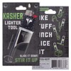 Kasher Classic Lighter Tool, Pipe Cleaner, Cigar Punch, Poker, Multi-Tool…(Silver,