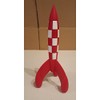 Moulinsart Raket statue Tintin, Red/White, 17 cm, 42615