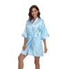 Women's Silk Robes Satin Robes Bridesmaids Robes Silky Kimono Robes